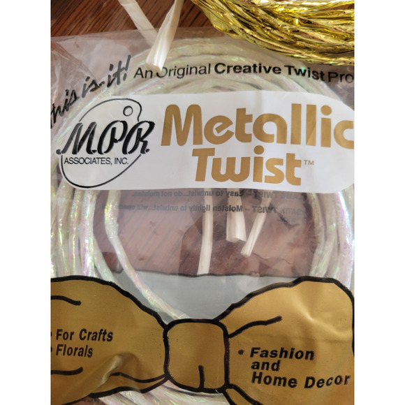 Twisted Paper Ribbon Lot of Assorted Home Decor Arts & Crafts Supplies - Picture 13 of 14